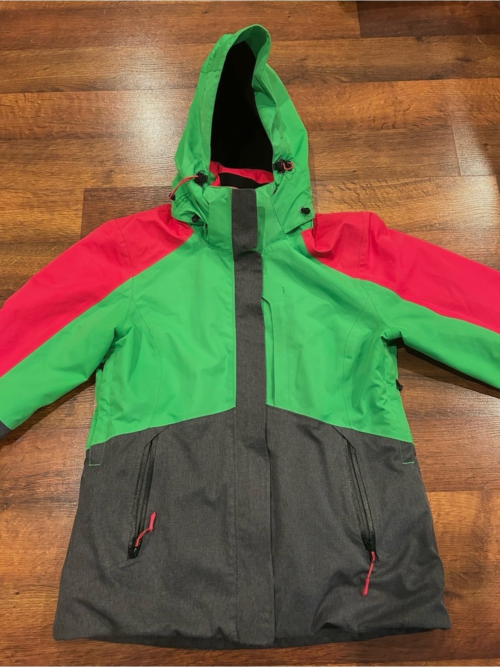 Icepeak Women’s Ski Jacket Water Repellant Adjustable Hood Size 38 Womens Small